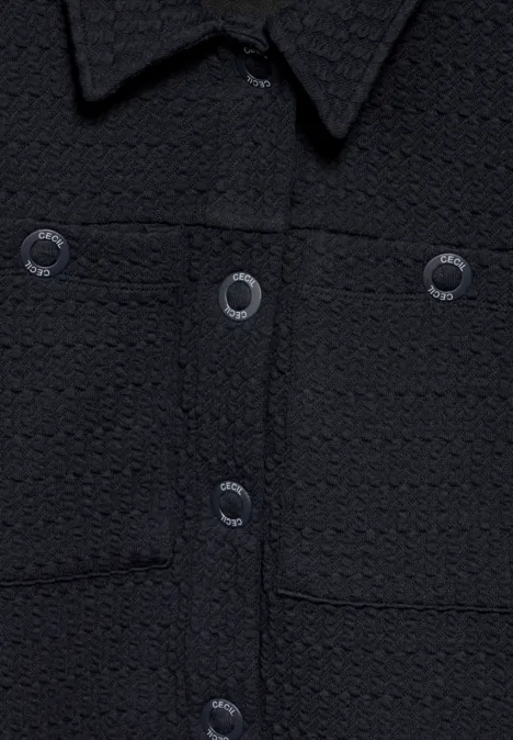 Strukturjacke universal blue