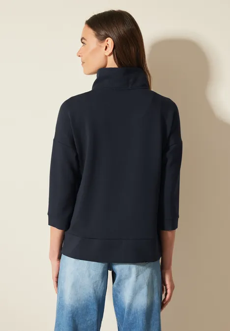Jacke mit Stehkragen universal blue