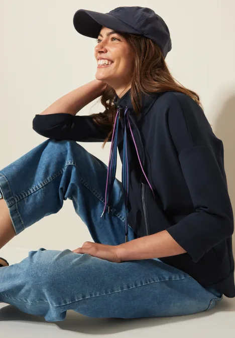 Jacke mit Stehkragen universal blue