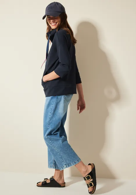 Jacke mit Stehkragen universal blue