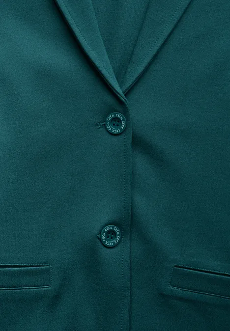 Blazer de base petrol green