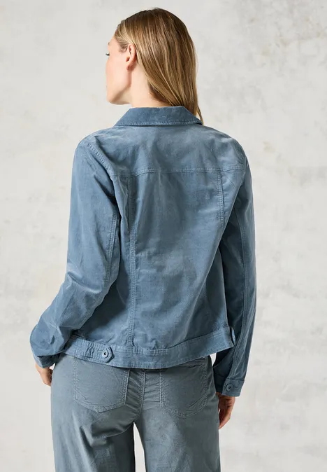 Cordjacke dove blue