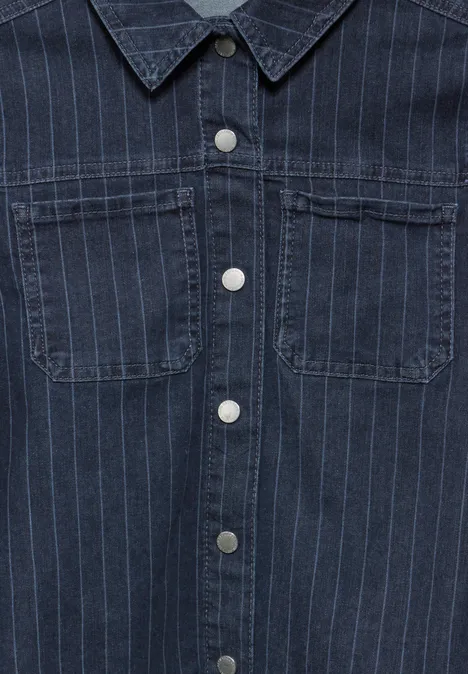 Kurze Jeansjacke Dark blue wash