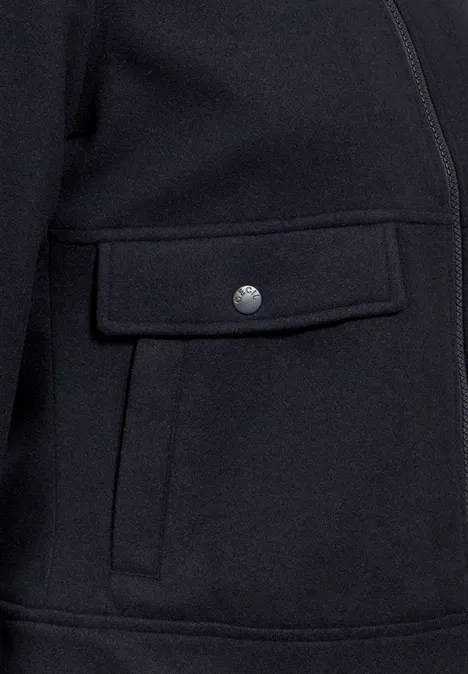 Jacke in Woll-Optik universal blue
