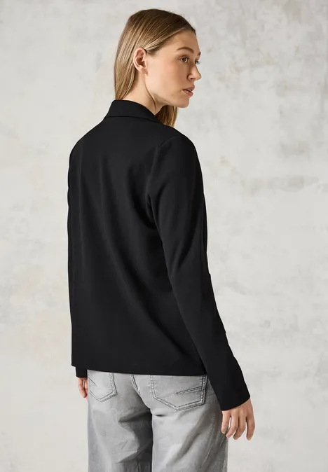 Blazer mit Taschen Black
