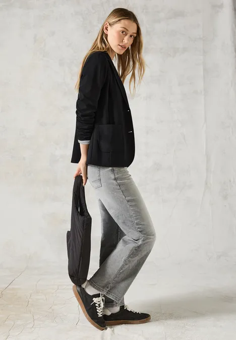 Blazer mit Taschen Black