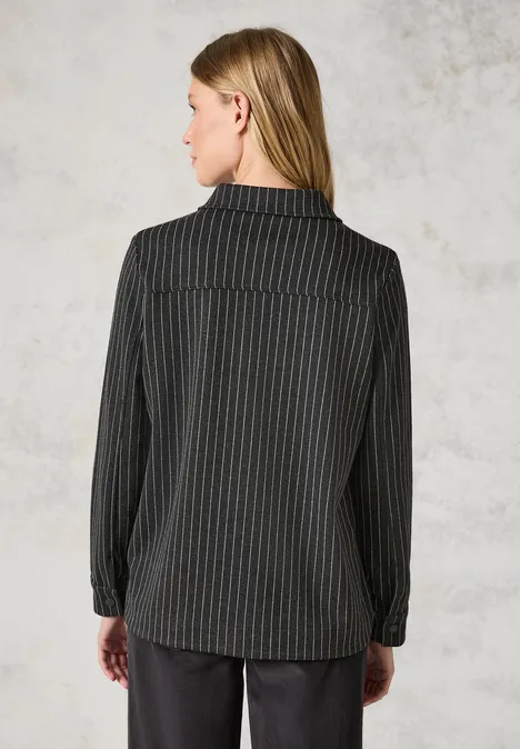 Sweat-Overshirt deep charcoal grey