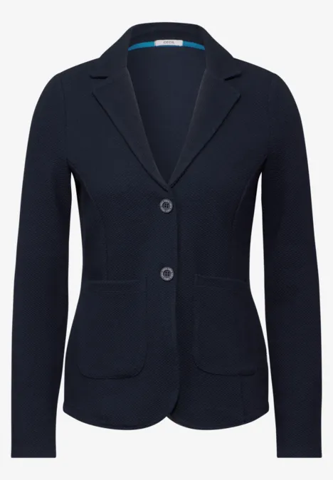 Struktur-Blazer universal blue