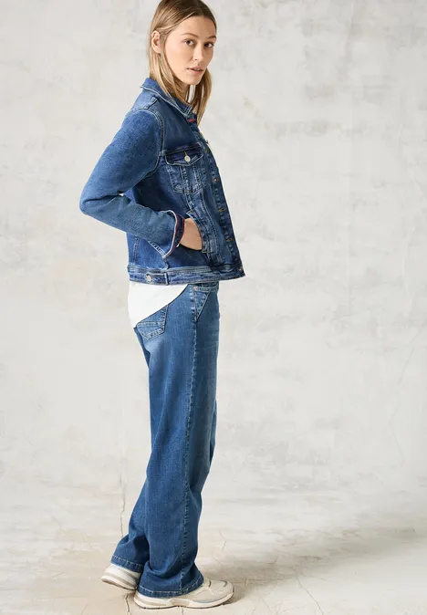 Jeansjacke mid blue wash