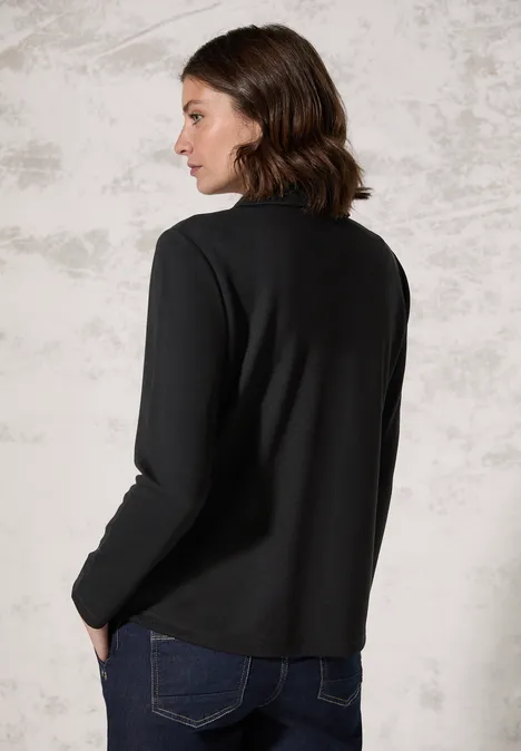 Piquè Blazer Black
