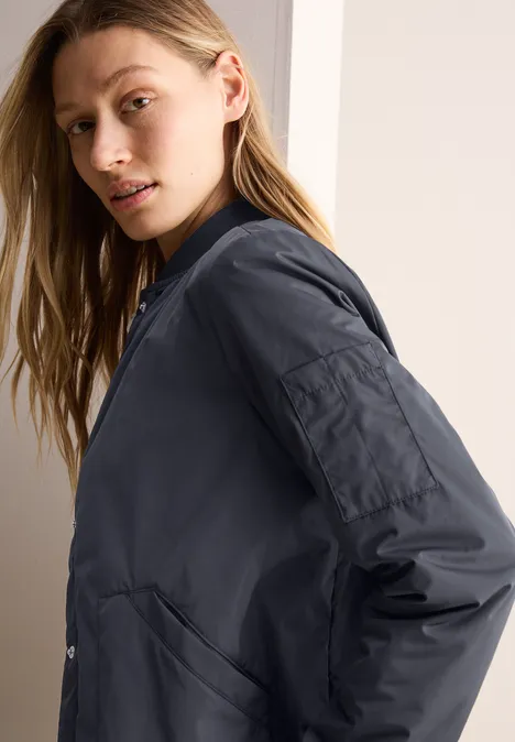 Blouson mit Knopfleiste dark navy blue