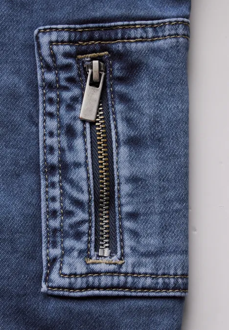 Denim Jogg Blouson mid blue wash