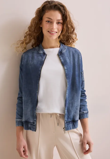 Denim Jogg Blouson mid blue wash