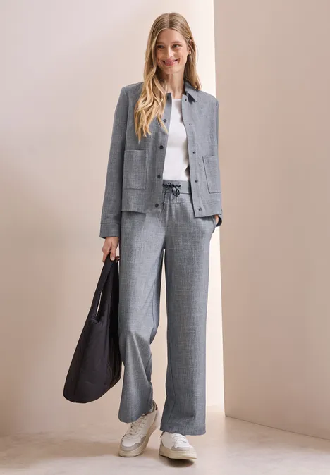 Blouson jacquard universal blue