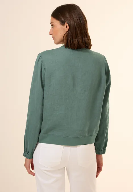 Blouson léger en lin balmy khaki
