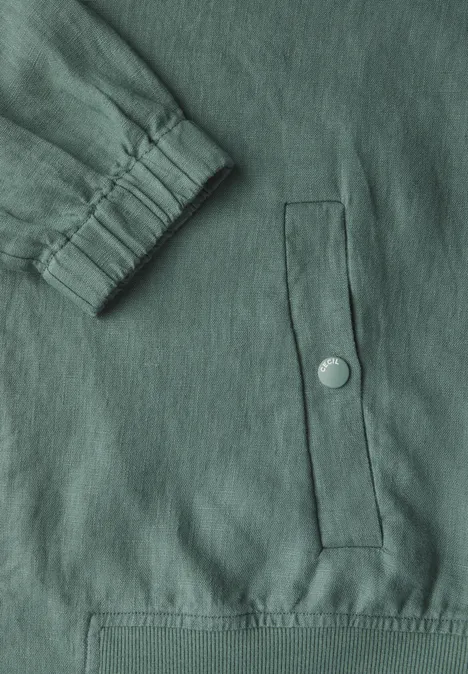 Blouson léger en lin balmy khaki