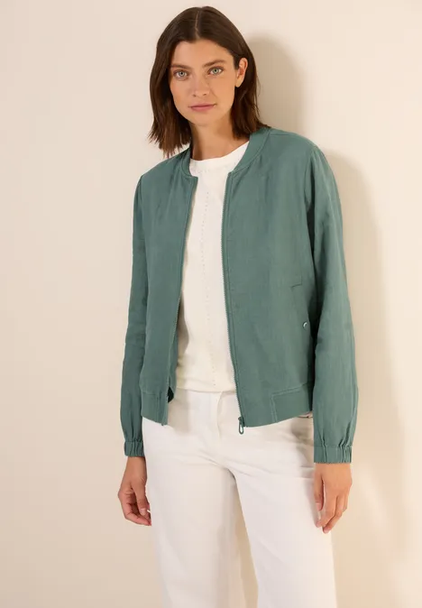 Blouson léger en lin balmy khaki