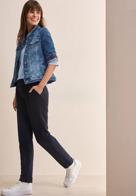 Denim Jogg Jacke mid blue wash