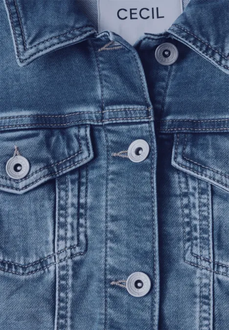 Denim Jogg Jacke mid blue wash