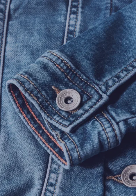 Denim Jogg Jacke mid blue wash