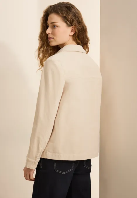 Survêtement en velours côtelé pearl beige