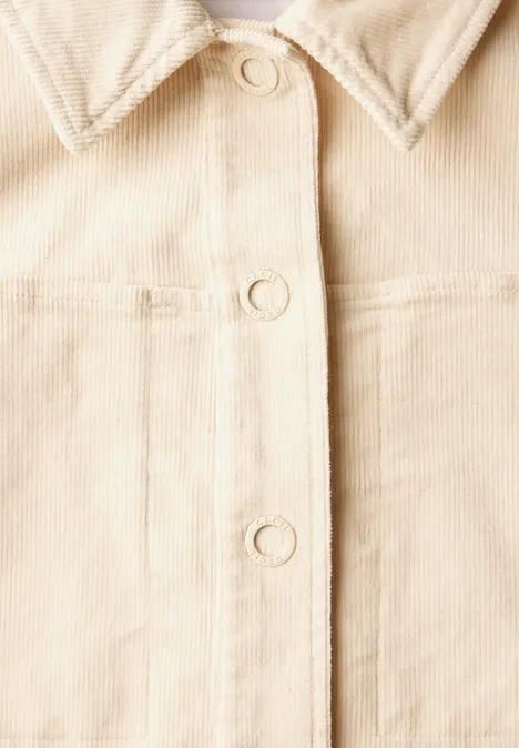Survêtement en velours côtelé pearl beige
