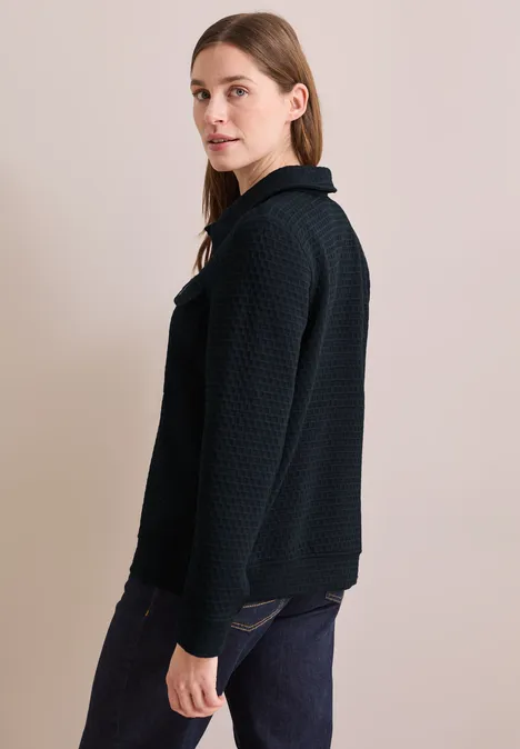 Overshirt mit Struktur universal blue