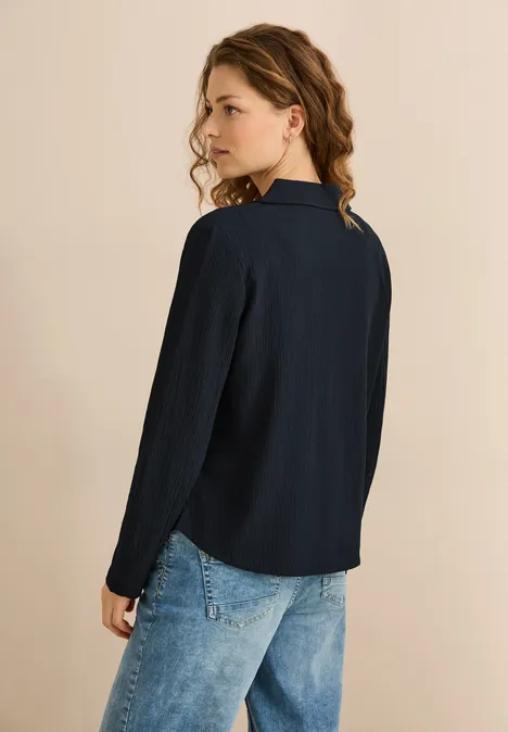 Overshirt mit Struktur universal blue