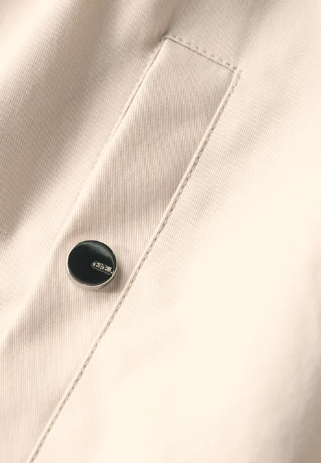 Blouson mit Kapuze pearl beige