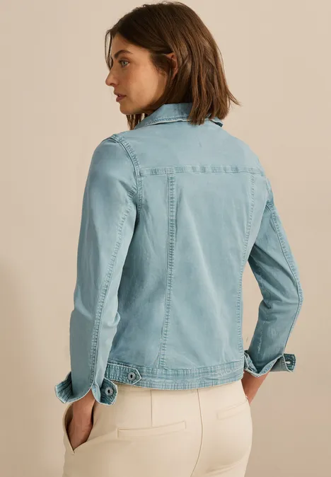 Veste en jean cool salvia green