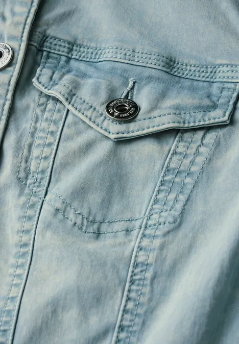 Veste en jean cool salvia green
