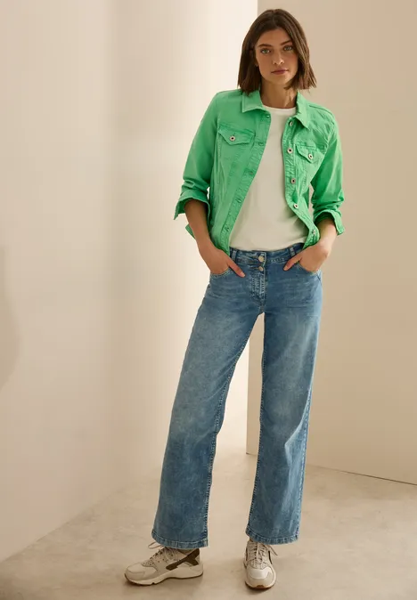 Leichte Jeansjacke iced neon green