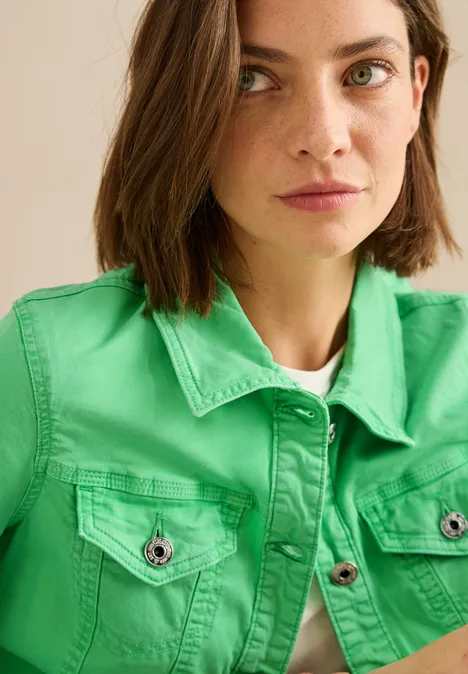 Leichte Jeansjacke iced neon green