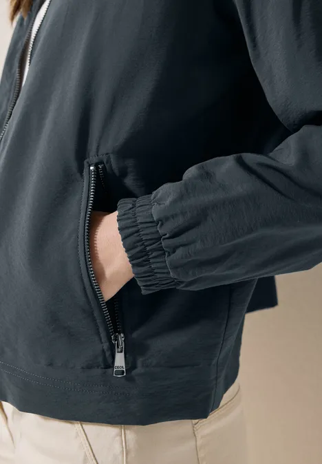 Blouson mit feiner Struktur slate khaki
