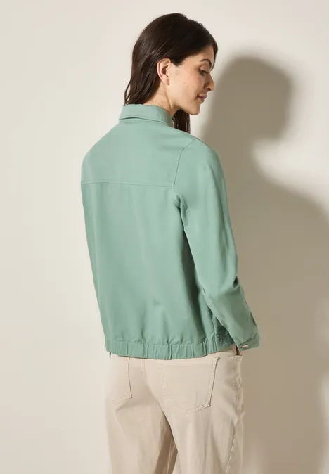 Twill Jacke matcha green