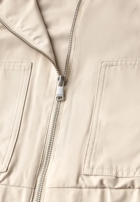 Leichter Blouson pearl beige