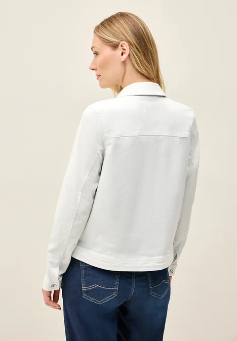 Gestreifte Jacke cobble grey