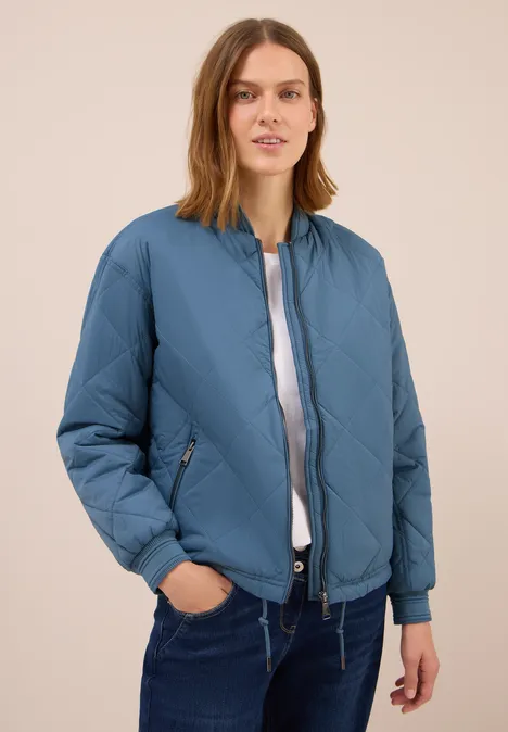 Blouson mit Steppmuster moonstone blue