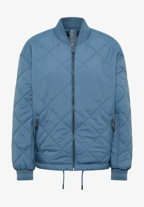 Blouson avec motif piqué moonstone blue