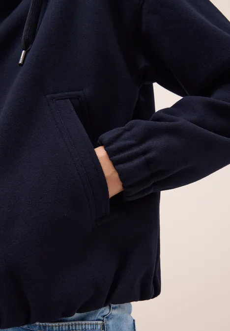 Blouson in Wolloptik urban dark blue
