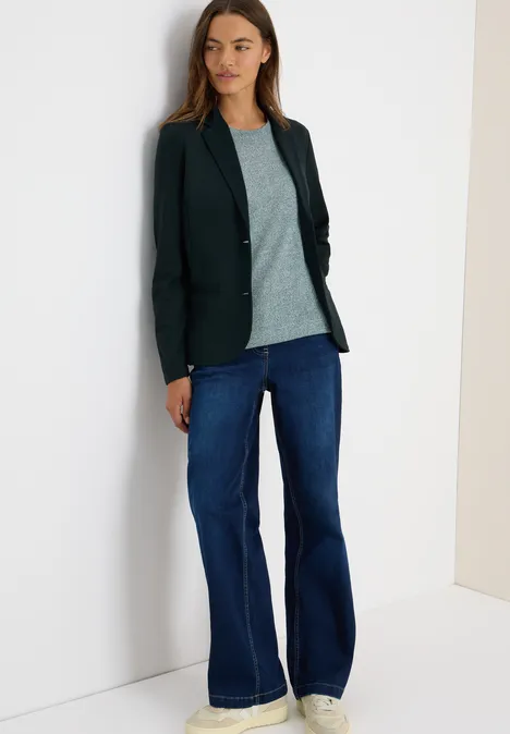 Basic Blazer ink green