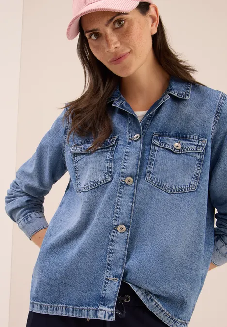Denim Overshirt authentic used wash