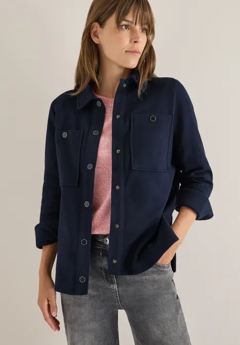 Overshirt mit Struktur urban dark blue