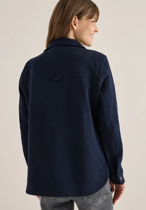 Overshirt mit Struktur urban dark blue