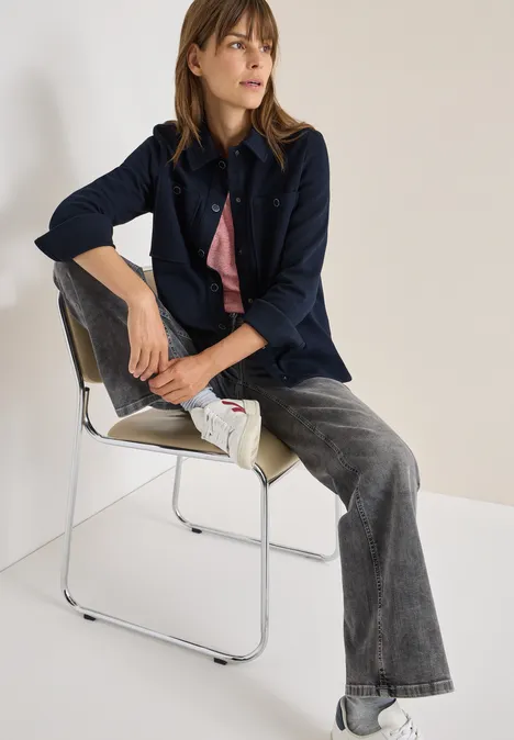 Overshirt mit Struktur urban dark blue