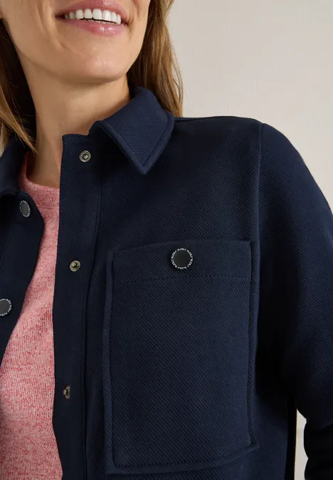 Overshirt mit Struktur urban dark blue
