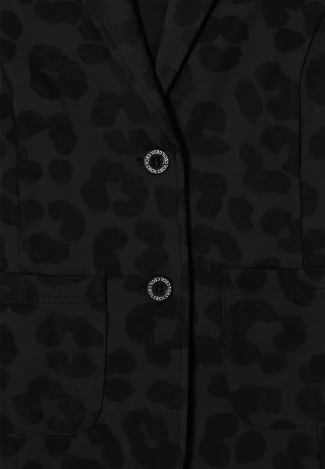 Leo Strukturblazer Black