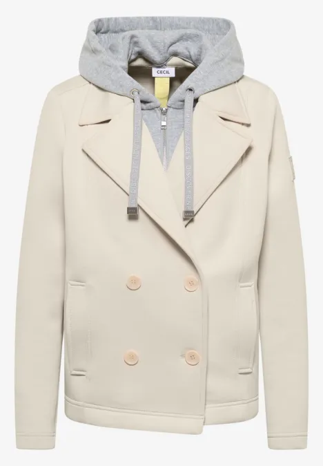 Trench-coat court dust beige