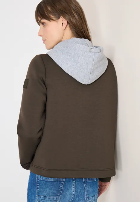 Trench-coat court mocha taupe