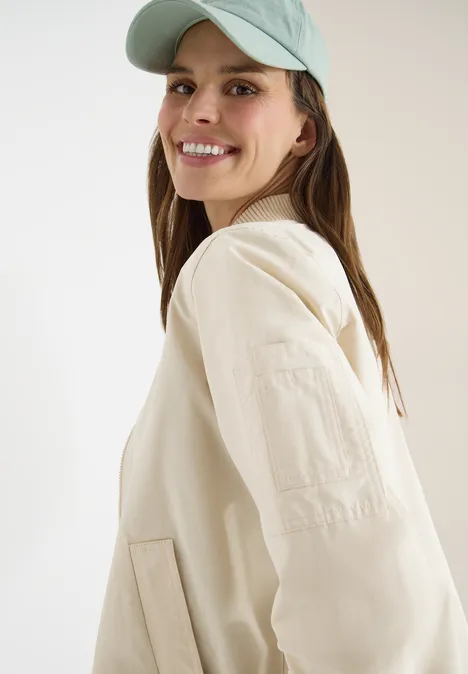 Lichtgewicht blouson dust beige